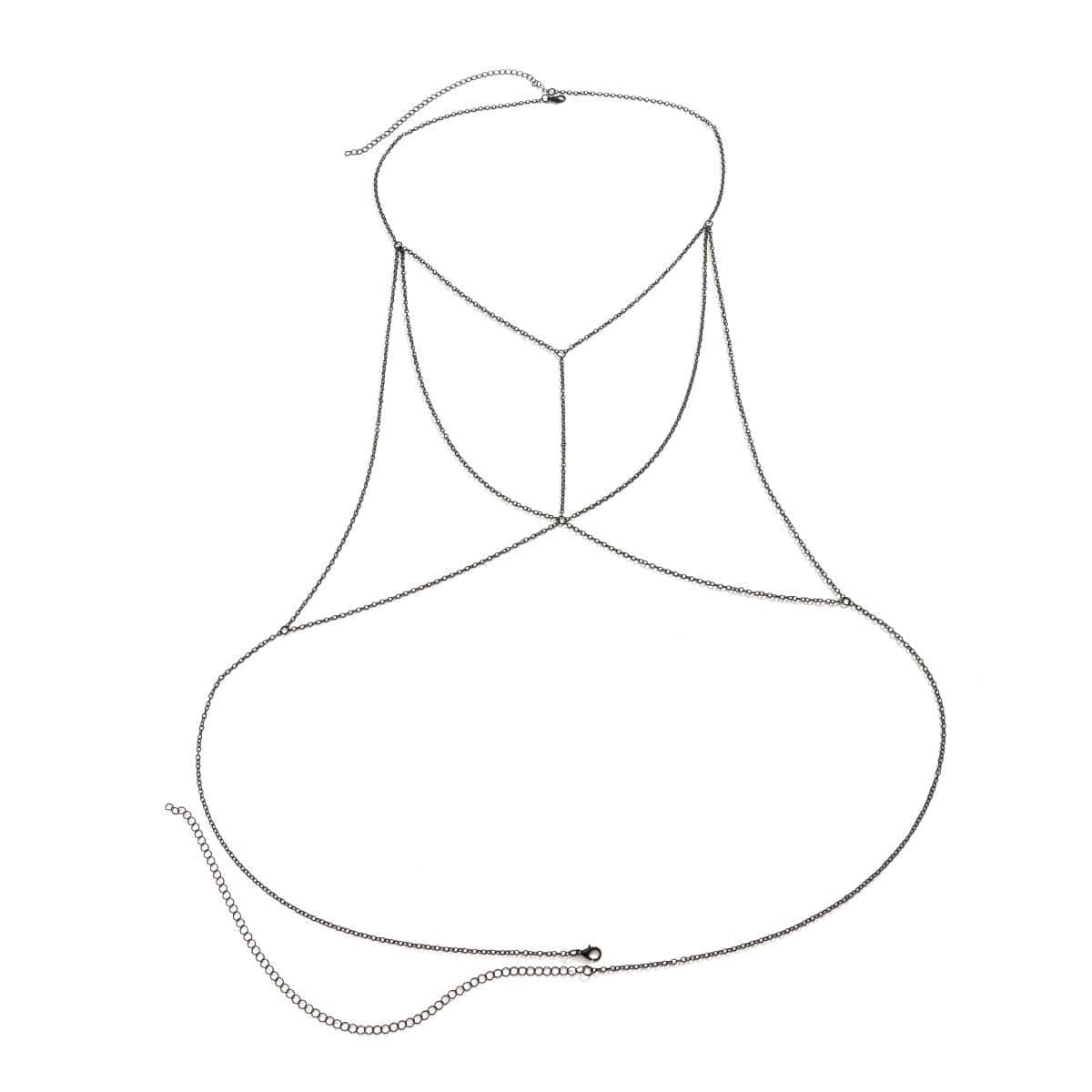 Dainty Layered Enamel Body Chain Bra